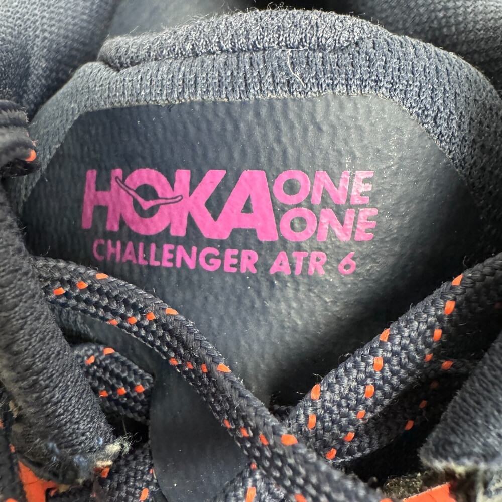 Hoka One Challenger ATR 6 Blue Hiking Trail Running Shoes Women's 8 Blue Coral - Picture 8 of 11